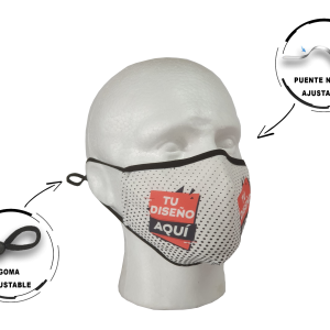 Normand Mask Tu Logo con Mejoras Mascarilla
